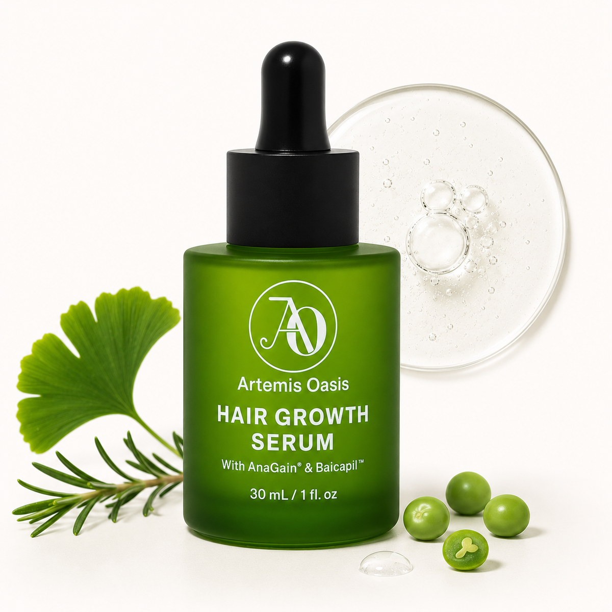 Artemis Oasis Hair Growth Serum with AnaGain and Baicapil, 30 mL